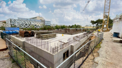 Τοπογραφική υποστήριξη εργοταξίου με ίδρυση δικτύου ελέγχου